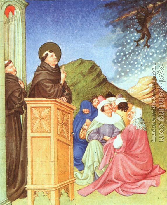 Limbourg Brothers : St. Anthony of Padua Stilling a Storm